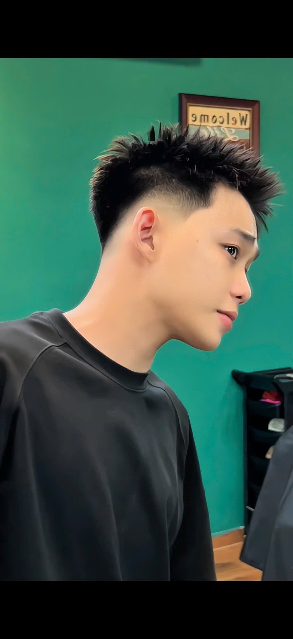 Mẫu tóc nam nhìn ngang tại Đạo BarberShop